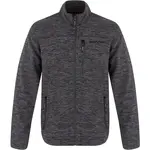 Hannah SANTON II Pánska flísová mikina, tmavo sivá, veľkosť