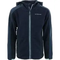 ALPINE PRO OKILO Detská outdoorová mikina, modrá, veľkosť 128-134