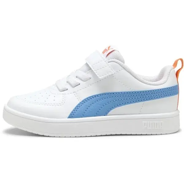 Puma RICKIE AC+PS Detská voľnočasová obuv, biela, veľkosť 31.5