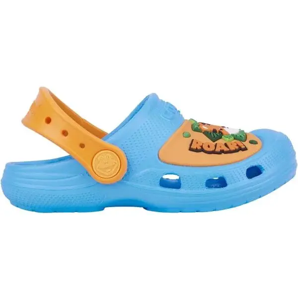 Coqui MAXI JUNGLE Detské šľapky, modrá, veľkosť