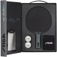 Stiga PULSE BOX II 3 STAR Raketa na stolný tenis, čierna, veľkosť