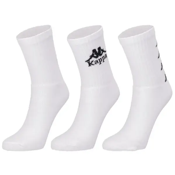 Kappa AUTHENTIC ORNEL KIDS 3P Detské ponožky, biela, veľkosť