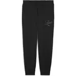 Puma ESSENTIALS SCRIPT SWEAT PANTS FL Dámske tepláky, čierna, veľkosť