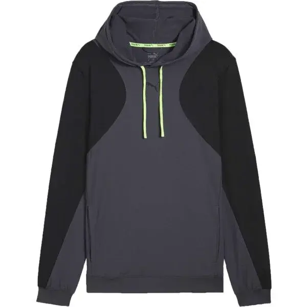 Puma CLOUDSPUN HOODIE Pánska športová mikina, tmavo sivá, veľkosť XXL