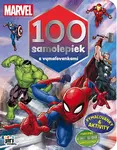100 samolepiek s maľovankami Marvel