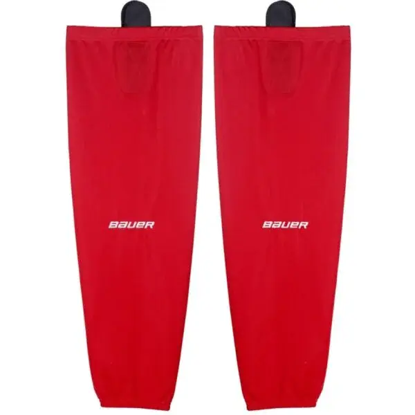 Bauer FLEX STOCK HOCKEY SOCK YTH Detské štulpne, červená, veľkosť