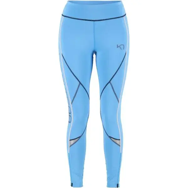 KARI TRAA LOUISE 2.0 TIGHTS Dámske športové legíny, svetlomodrá, veľkosť