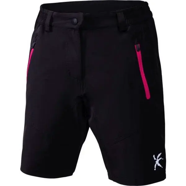 Klimatex BORSALA Dámske voľné MTB cyklošortky, čierna, veľkosť