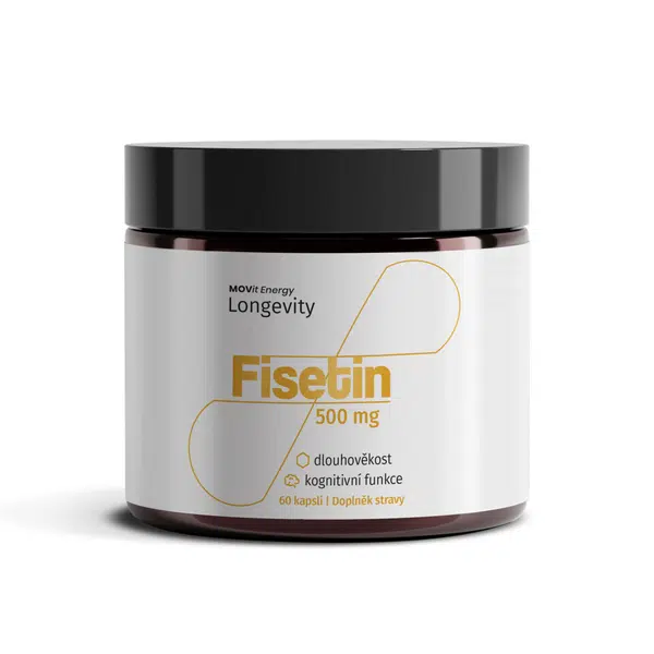 MOVit Longevity Fisetin 500mg 60 kapslí
