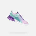 Tyrkysové dívčí tenisky Geox Activart Illuminus - Holky