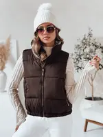 Dámska pikovaná vesta URBANELLE hnedá