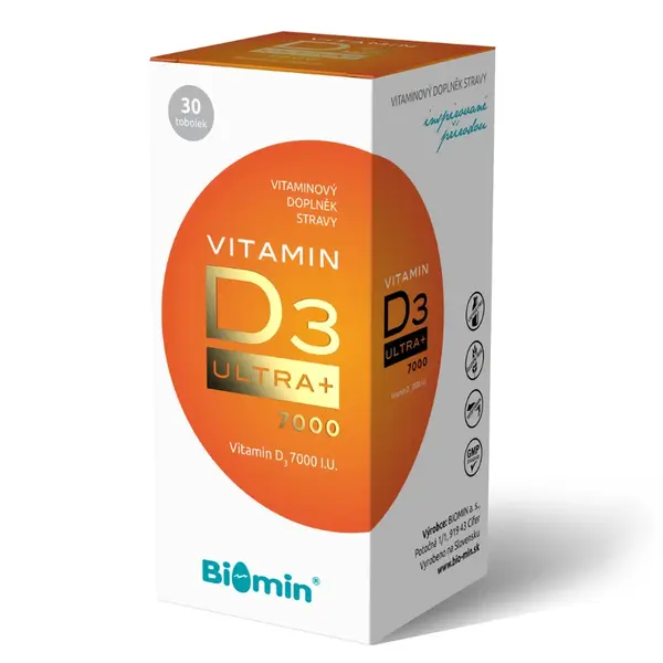 Biomin Vitamin D3 Ultra+ 7000 I.U. 30 tobolek