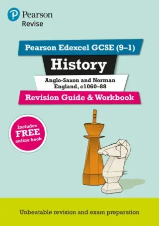 Pearson REVISE Edexcel GCSE History Anglo-Saxon & Norman England Revision Guide & Workbook incl. online revision and quizzes - for 2026, 2027 exams - 