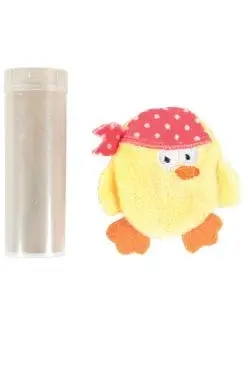 Hračka kočka Pirate plnící šanta žlutá Zolux