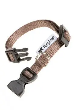 Obojek nylon Club C 44cmx15mm hnědý Fp