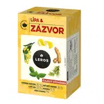 Leros Čajový dýchánek lípa & zázvor 20x2 g