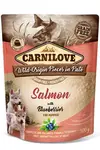 Carnilove Dog Pouch paté salmon & blueber puppies 300g