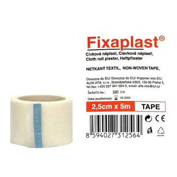 Fixaplast Tape Cívková Náplast 2.5cmx5m