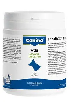 Canina V25 vitamin 200g 60 tablet