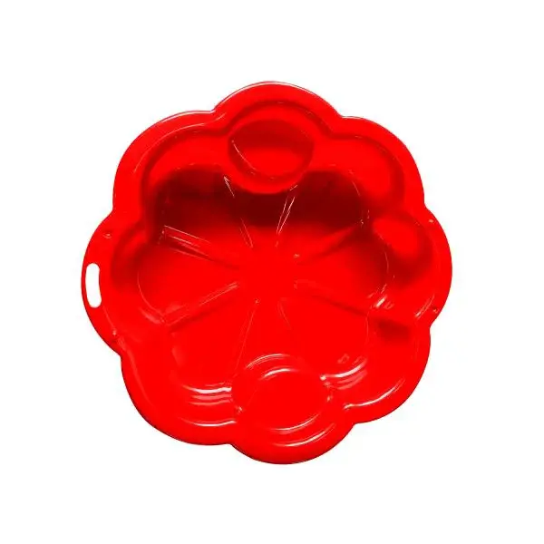 Pískoviště květina - červené 107x107 cm