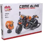 Stavebnice motorka s helmou 17cm
