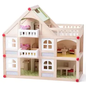 Woody Domeček dvoupatrový s balkonem a příslušenstvím