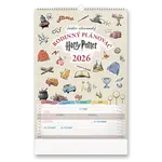 Harry Potter - rodinný plánovací  2026 - nástěnný kalendář