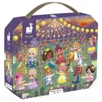 Janod Puzzle v kufříku Princezny 36 ks