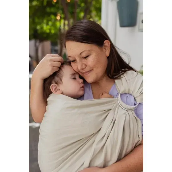 BOBA Nosič dětí / šátek Ring Wrap - Pampas