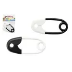 PROFIBABY Chrastítko špendlík černobílý plast 12 cm 2 druhy v sáčku 0m +