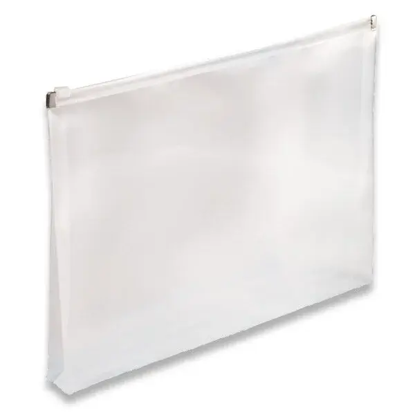 Plastová ZIP obálka, A4, 5 kusů - průhledná, A4