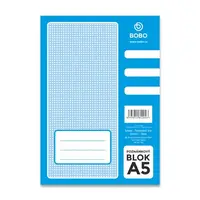 Lepený blok Bobo blok - A5, čistý, 50 listů