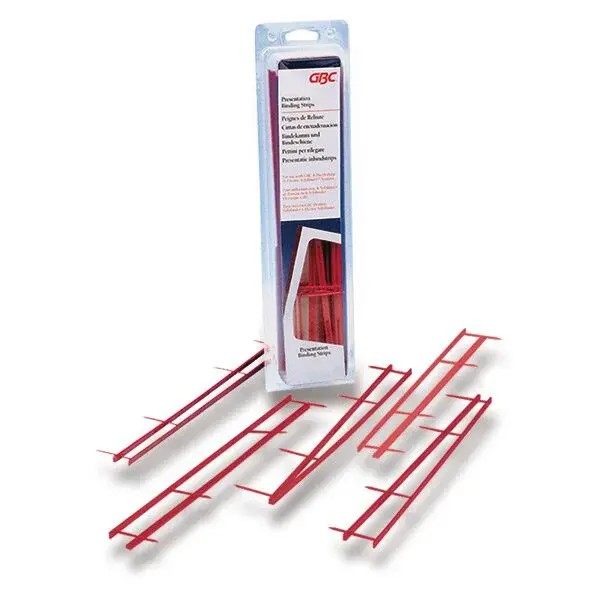 Vázací lišta GBC Velobinder - A4, 25 ks - červená
