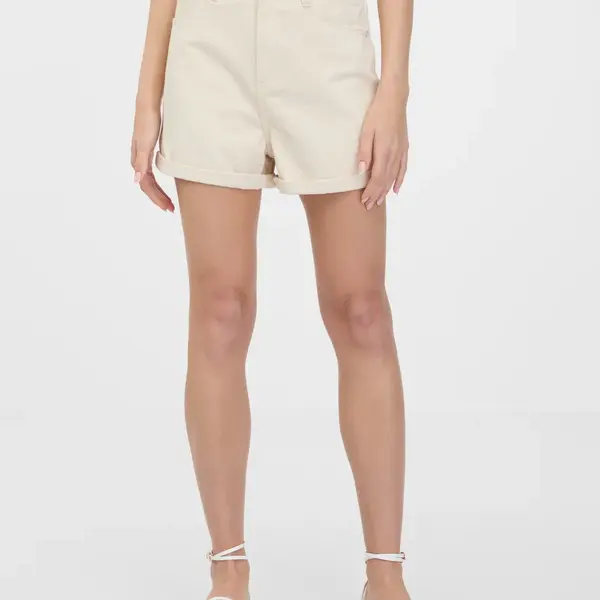 Béžové dámske džínsové kraťasy ORSAY