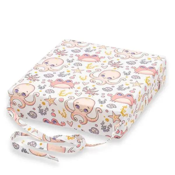 Dětský podsedák na židli New Baby BASIC Chobotnice růžový