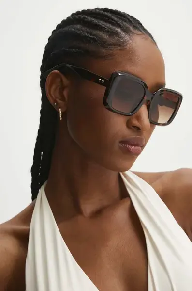 Sluneční brýle Answear.LAB dámské, hnědá barva