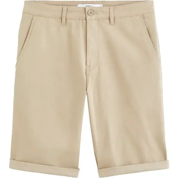 CELIO BOCHINOBM Pánske bermudy, béžová, veľkosť