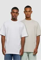 Men's T-shirts UC Tall Tee 2-Pack - beige+white