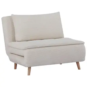 Niels Andersson ROZKLÁDACÍ POHOVKA, textil, béžová