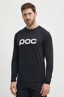 Cyklistické tričko s dlouhým rukávem POC tmavomodrá barva, s potiskem
