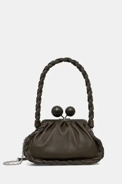 Kožená kabelka Weekend Max Mara ALECITO