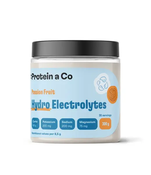 Protein a Co Elektrolyty v prášku pro rychlou hydrataci 300 g, Passion fruit