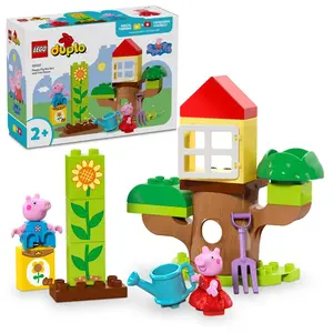 LEGO® DUPLO 10431 Prasátko Peppa zahrada a dům na stromě