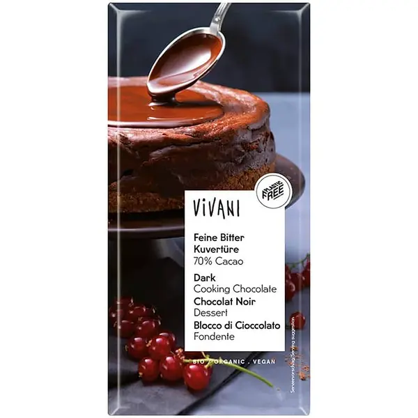 Čokoláda horká na varenie 70% BIO (3x150g)