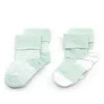 KipKep dětské ponožky Stay-on-Socks 6-12m 2páry Mint Stripes