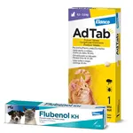 Adtab 12mg žvýkací tablety pro kočky 0.5-2kg 1ks + Flubenol Kh 44mg/ml perorální pasta 7.5ml
