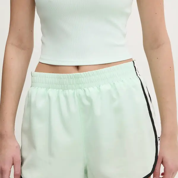 Tréninkové šortky P.E Nation Preset bílá barva, s aplikací, high waist, 243S252