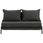Livetastic ROZKLÁDACÍ POHOVKA, textil, tmavě šedá