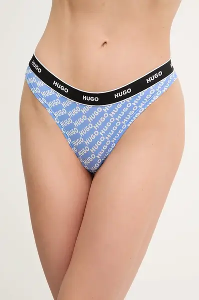 Kalhotky brazilky HUGO THONG STRIPE PYP