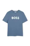Dětské bavlněné tričko BOSS